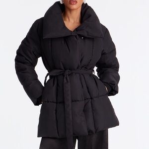 Fashion Nova Mellow Mood Puffer Jacket